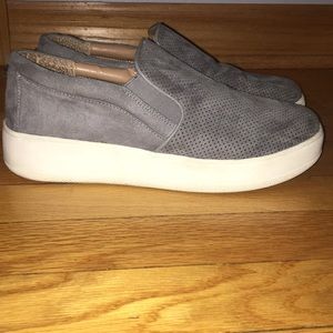 Steve Madden Platform Suede Slip Ons